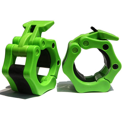 Barbell Clamps - 25mm/50mm Weightlifting Collars and Clips for Dumbbell Bars - Spinlock Gym Accessories