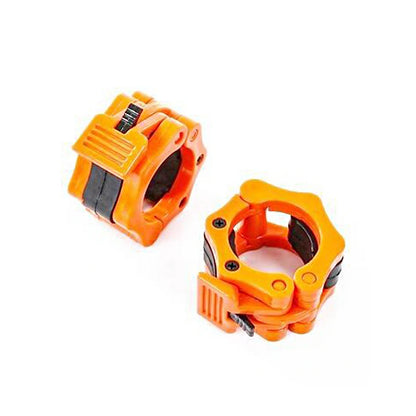 Barbell Clamps - 25mm/50mm Weightlifting Collars and Clips for Dumbbell Bars - Spinlock Gym Accessories