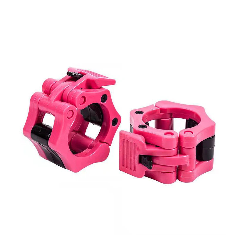 Barbell Clamps - 25mm/50mm Weightlifting Collars and Clips for Dumbbell Bars - Spinlock Gym Accessories