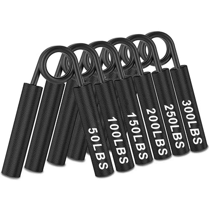 Metal Grip Strength Trainer - Forearm Exerciser and Hand Grip Strengthening Equipment (50LBS-300LBS) for Gym and Fitness