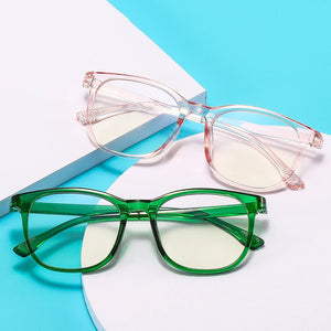 Blue Light Blocking Glasses – Transparent Computer Eyewear for Screen Protection & Daily Comfort