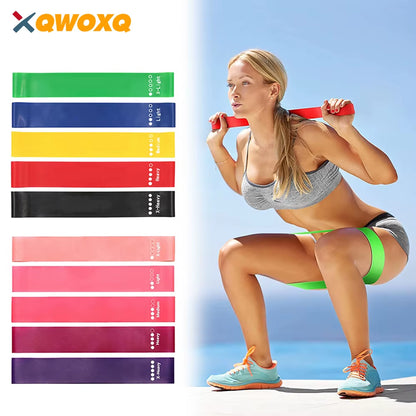 5-Piece Resistance Band Set for Men and Women - 5 Elastic Bands with Varying Resistance Levels for Home and Gym Workouts