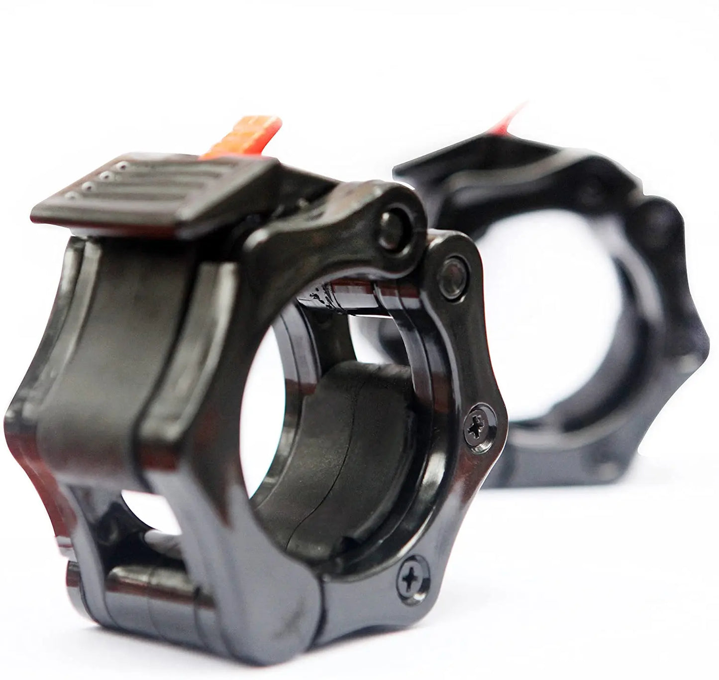 Barbell Clamps - 25mm/50mm Weightlifting Collars and Clips for Dumbbell Bars - Spinlock Gym Accessories