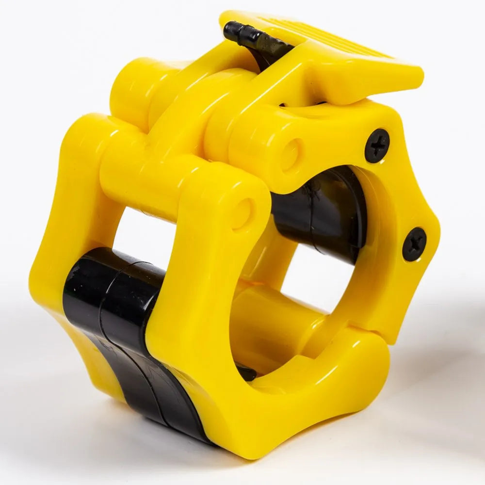 Barbell Clamps - 25mm/50mm Weightlifting Collars and Clips for Dumbbell Bars - Spinlock Gym Accessories