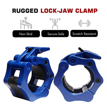 Barbell Clamps - 25mm/50mm Weightlifting Collars and Clips for Dumbbell Bars - Spinlock Gym Accessories
