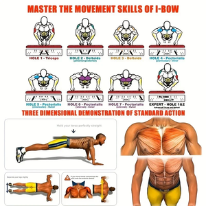 Foldable Push-Up Board – Portable Strength Training System for Chest, Arms, Shoulders & Core Workouts