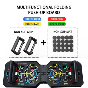 Foldable Push-Up Board – Portable Strength Training System for Chest, Arms, Shoulders & Core Workouts