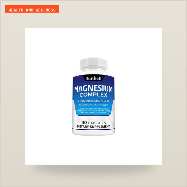 Magnesium Complex Capsules – Magnesium Glycinate & Malate Supplement for Muscle, Sleep & Daily Wellness Support