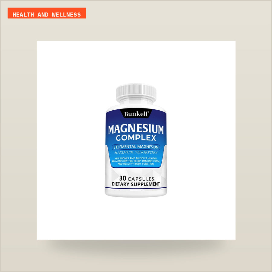 Magnesium Complex Capsules – Magnesium Glycinate & Malate Supplement for Muscle, Sleep & Daily Wellness Support