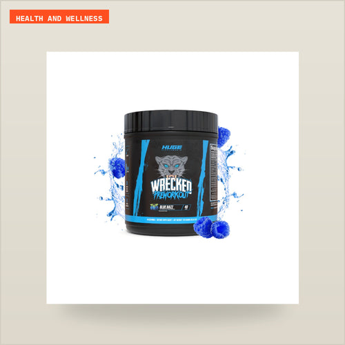 Wrecked Pre-Workout Powder – High Performance Energy & Pump Formula for Strength Training and Fitness