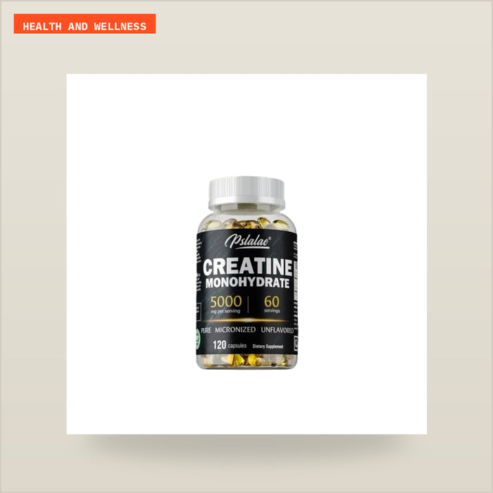 Creatine Monohydrate Capsules – Pure Strength & Performance Supplement for Muscle Growth and Training Support