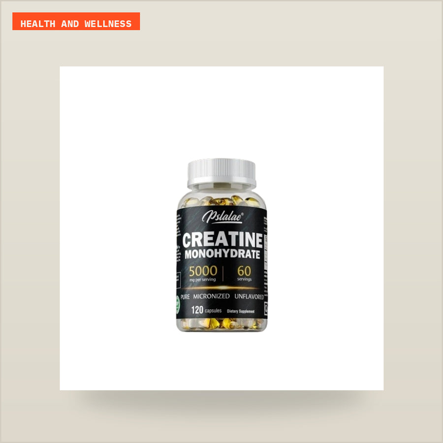Creatine Monohydrate Capsules – Pure Strength & Performance Supplement for Muscle Growth and Training Support