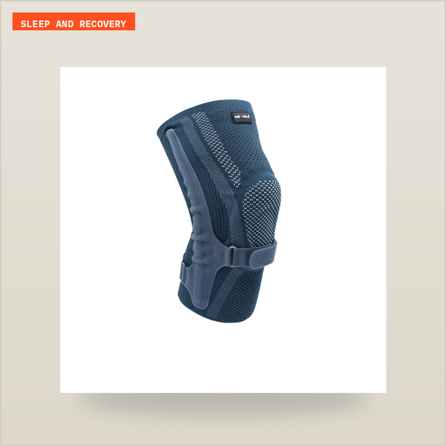 Knee Compression Sleeve with Side Stabilizers & Patella Pad